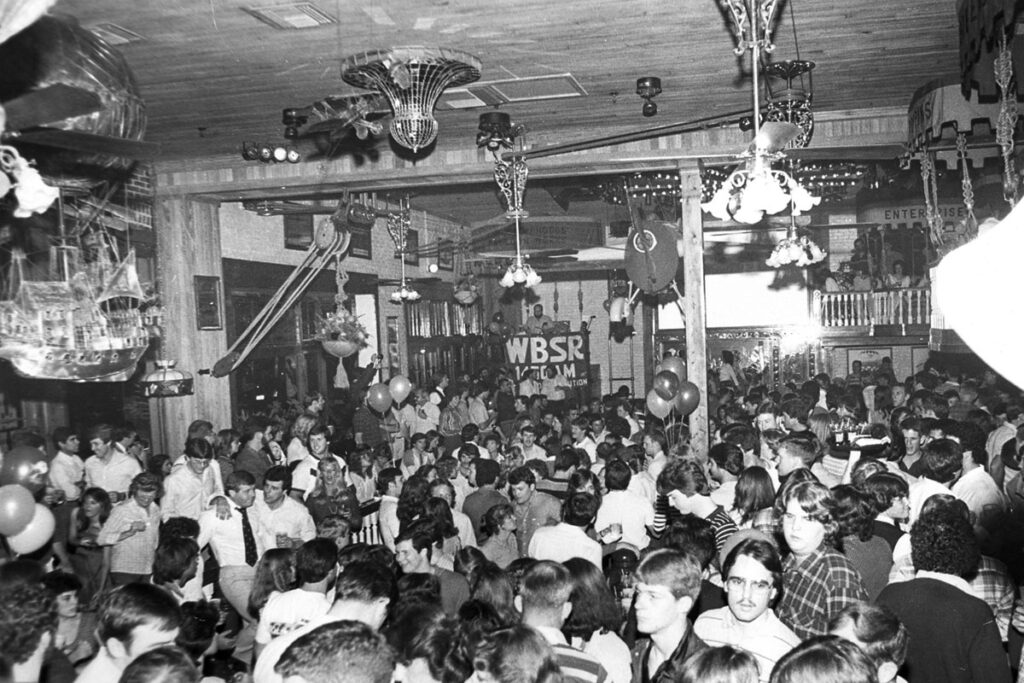 Historic photo of Phineas Phogg’s at Seville Quarter in Downtown Pensacola, a live music and entertainment space
