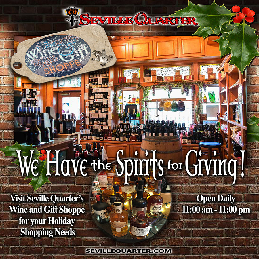 Picture of Wine Shop w/ information in caption 