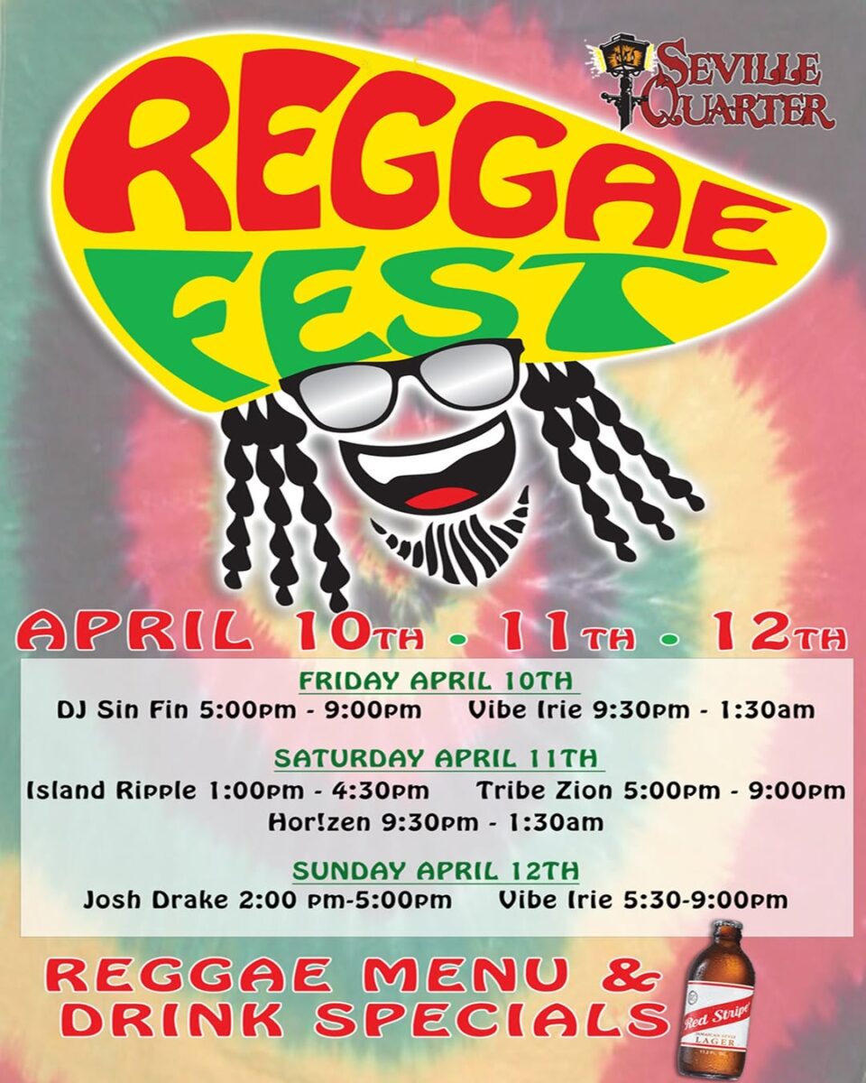 Reggae Fest Schedule